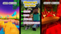 be creating economic parkour minecraft background videos