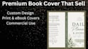 design a professional amazon KDP book cover,paper back