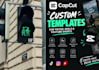 create editable and reusable custom capcut templates capcut video vlogs and song