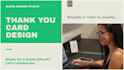 create premium package insert card, postcard design