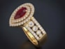 do 3d jewelry design, 3d jewelry rendering and 3d jewelry animation