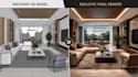 do interior design, 3d interior design and realistic rendering