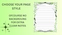 design a beautiful and aesthetic custom digital notebook