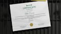 design a professional branded certificate, award template