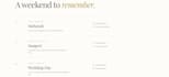 create a unique wedding invitation website with live countdown and rsvp
