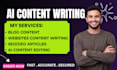do ai content writing for blogs, websites and SEO articles