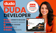 design and develop website using duda website builder