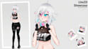 draw live2d model 2d vtuber model live 2d rig 3d vtuber model streaming avatar