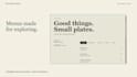 design a professional restaurant website with online menu