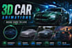 do 3d car animation, 3d animation, car animation, 3d car modelling, and 3d car