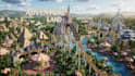 create an illustrated attraction map theme park map zoo map amusement park