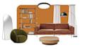 create a clear and professional architectural mood board