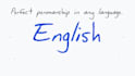 handwrite personalized letters in english