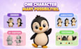 create cute 3d character, mascot and cartoon models for animation