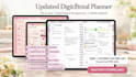 etsy digital planner canva design editable hyperlinked digital planner kdp etsy