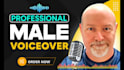 record a deep american male voice over for commercials and narration