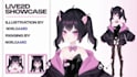 illustrate vtuber model, live2d rigging, 2d vtuber design, anime for streaming