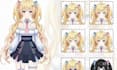 design live2dvtuber model vtuber model rigging anime vtuber  vtube studio design
