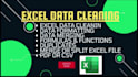 do excel data cleaning, formatting, data processing,