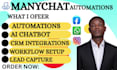 build manychat automation manychat instagram whatsapp ai chatbot manychat