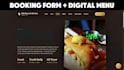 create a custom HTML CSS javascript website for small business, authors, blog
