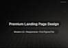 create a unique UI UX landing page