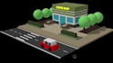 create 3d car modeling game ready low poly vehicle, rigging and animation