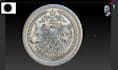 create detailed 3d bas relief coin designs