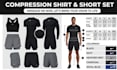 create activewear tech pack fashion designer compression shirt tech pack design