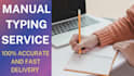 do fast and accurate manual typing from pdf or image