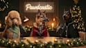 create a realistic ai christmas talking pet video