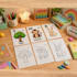 design kids coloring book and activity pages