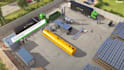 create 3d industrial animation factory plant walkthrough mechanical process vide