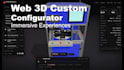 build a 3d product configurator website, colors, materials