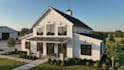 create your barndominium, pole barn, auditorium, facade, and house plan design