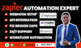 build zapier webhook integrations and zapier automation