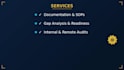 develop iso 9001 14001 45001 management system documents, sops etc