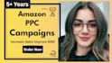 setup amazon ppc optimization, amazon ppc management and amazon ppc campaigns