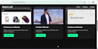 create modern UI website with react and javascript