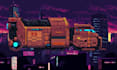 pixel art background pixel art scene game environment parallax pixel animation