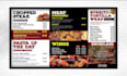 design digital menu board, restaurant menu or tv screen menu