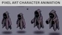 do pixel art animation, pixel sprite sheet and pixel game asset for video game