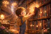 create childrens book illustrations in soft 3d cute style