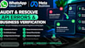 audit and resolve whatsapp cloud API fix meta business verification suite setup