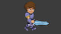 create 2d character for game and sprites animation