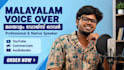 record a professional malayalam voice over