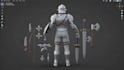design 3d printable cosplay armor and character props