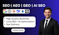 aeo GEO chatgpt SEO backlinks wordpress wix