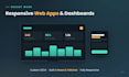 develop a responsive react website and web app
