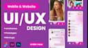 design UI UX design for mobile app using figma,website UX UI design